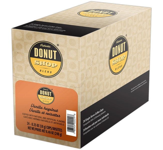 Authentic Donut Shop Blend Vanilla Hazelnut Medium Roast