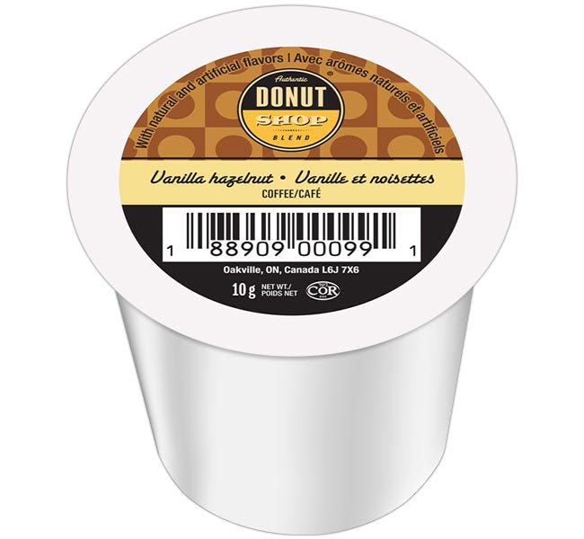 Authentic Donut Shop Blend Vanilla Hazelnut Medium Roast