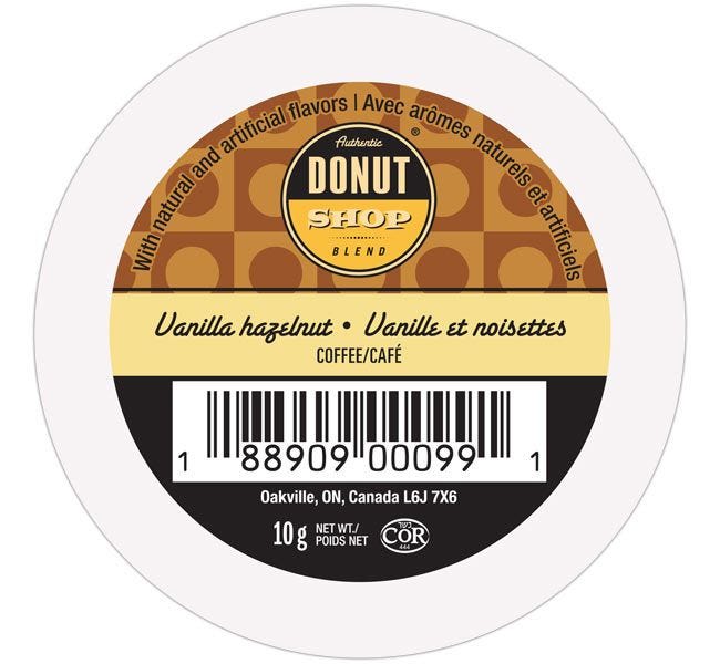 Authentic Donut Shop Blend Vanilla Hazelnut Medium Roast