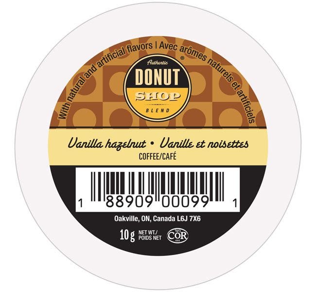 Authentic Donut Shop Blend Vanilla Hazelnut Medium Roast