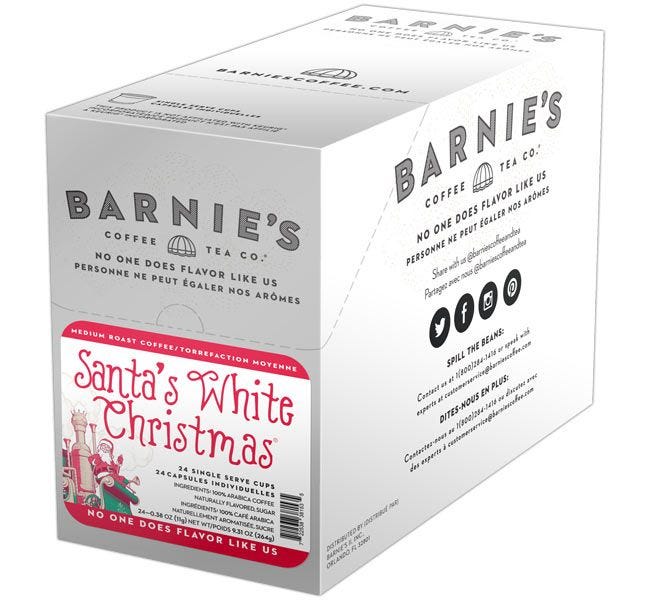 Barnie's Santa's White Christmas Medium Roast