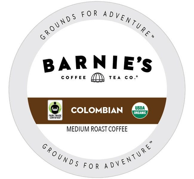 Barnie's Fair Trade Organic Colombian Medium Roast