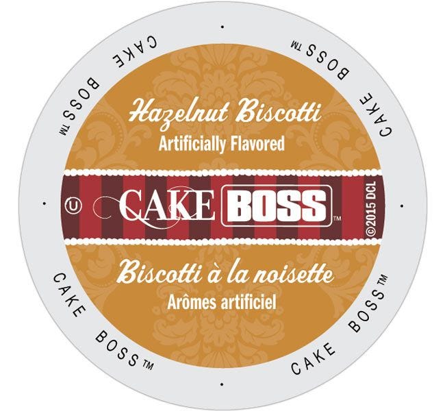 Cake Boss Hazelnut Biscotti 24ct