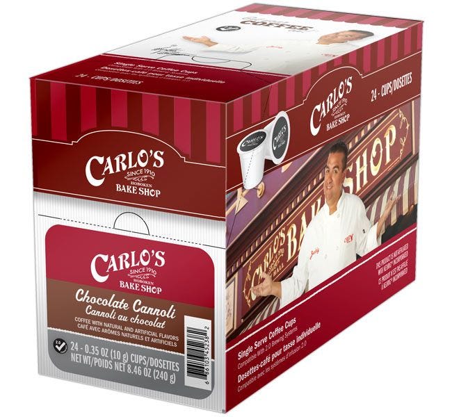 Cake Boss Chocolate Cannoli 24ct