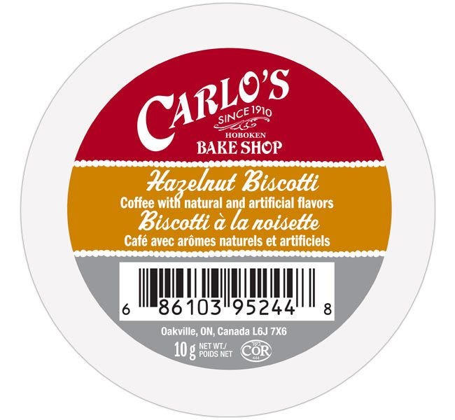 Cake Boss Hazelnut Biscotti 24ct