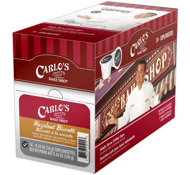 Cake Boss Hazelnut Biscotti 24ct