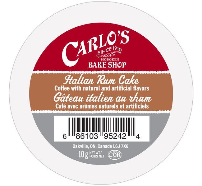 Cake Boss Italian Rum Cake 24ct