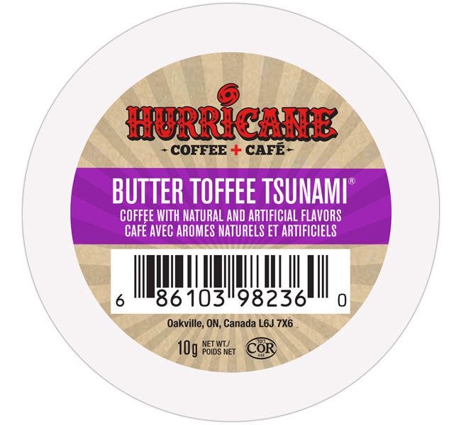 Hurricane Coffee Butter Toffee Tsunami Medium Roast