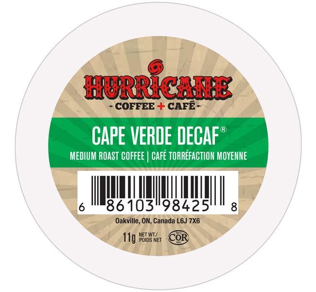 Hurricane Coffee Cape Verde Decaf Medium Roast