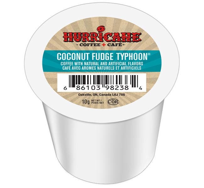 Hurricane Coffee Coconut Fudge Typhoon Medium Roast