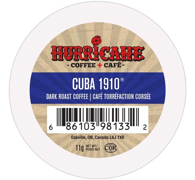 Hurricane Coffee Cuba 1910 Dark Roast