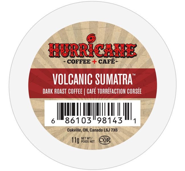 Hurricane Coffee Volcanic Sumatra Dark Roast