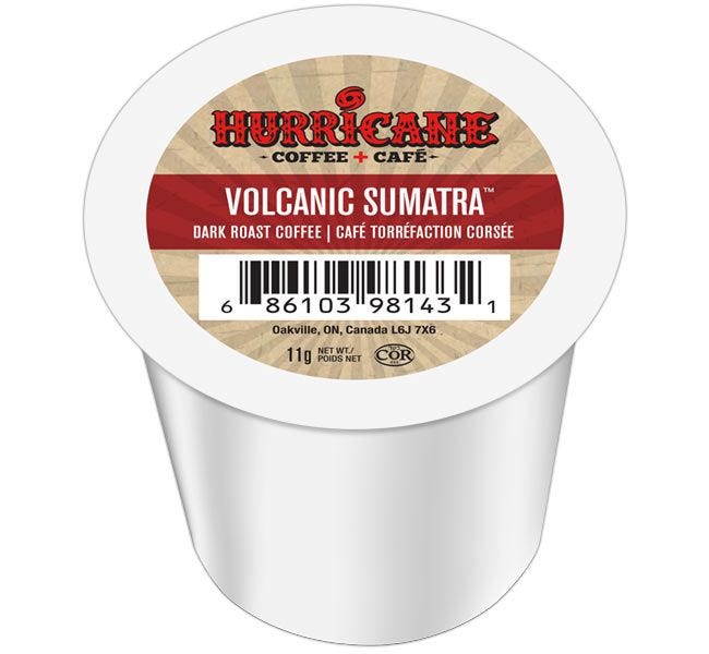 Hurricane Coffee Volcanic Sumatra Dark Roast