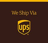 We Ship Via UPS
